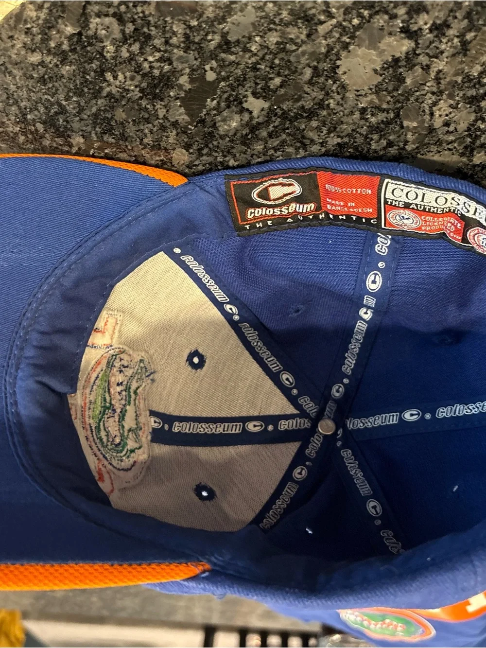 Youth Royal Blue and Orange Gators Cap Florida Gators Football
